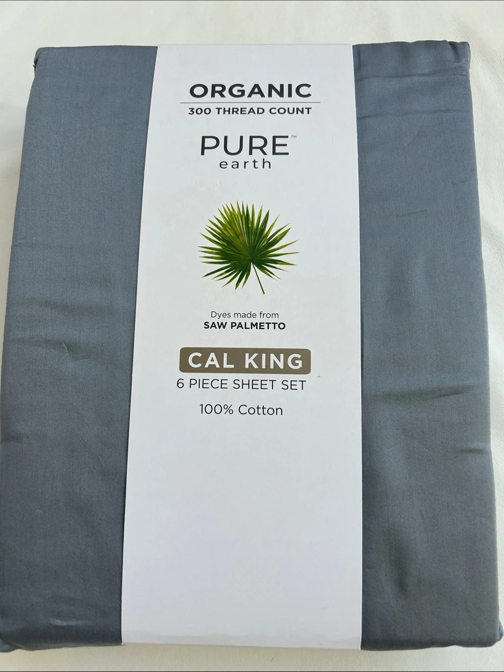 Pure Earth Organic Cotton 6-Piece Sheet Set